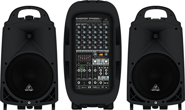 Behringer Europort PPA2000BT Portable Bluetooth PA System (2000 Watts), Front
