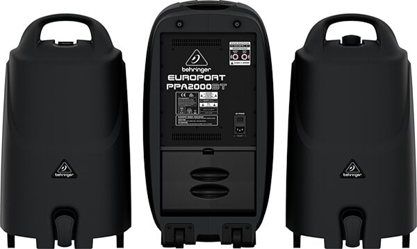 Behringer Europort PPA2000BT Portable Bluetooth PA System (2000 Watts), Rear