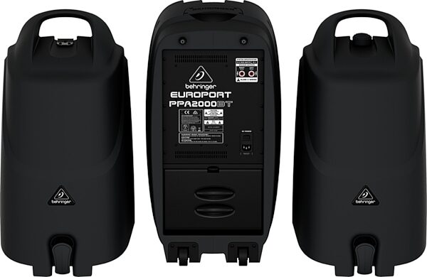 Behringer Europort PPA2000BT Portable Bluetooth PA System (2000 Watts), Top Rear