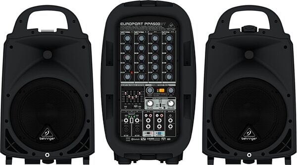 Behringer Europort PPA500BT Portable Bluetooth PA System (500 Watts), Front
