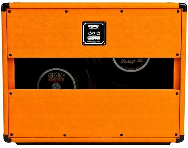 Orange PPC212-OB Guitar Speaker Cabinet (120 Watts, 2x12"), Orange, Back