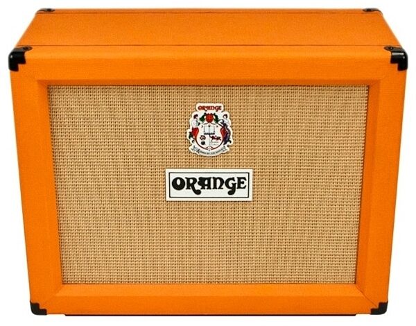 Orange PPC212-OB Guitar Speaker Cabinet (120 Watts, 2x12"), Orange, Front
