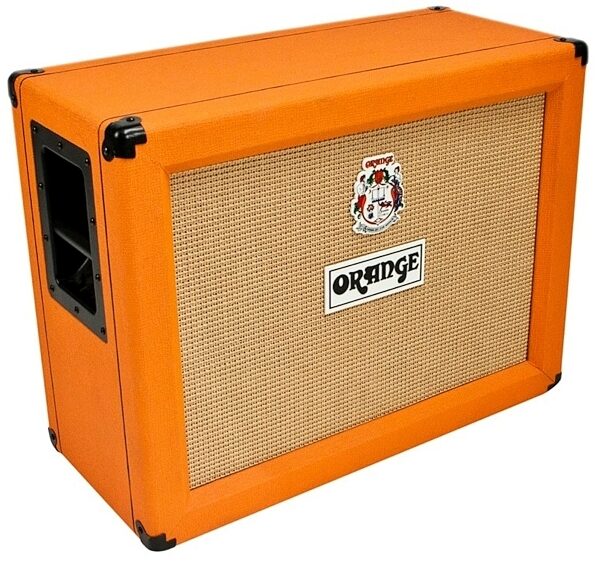Orange PPC212-OB Guitar Speaker Cabinet (120 Watts, 2x12"), Orange, Angle