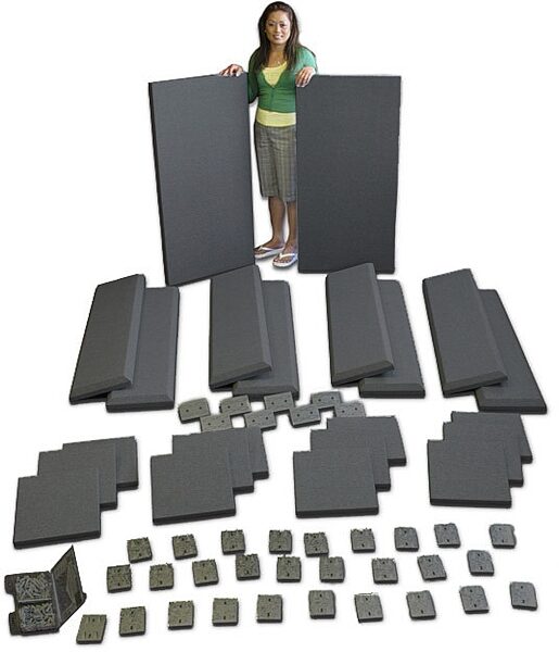Primacoustic London 12 Room Kit, Gray, foam