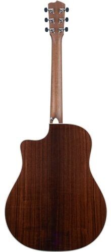 Breedlove USA Premier Dreadnought Acoustic-Electric Guitar, Rosewood (with Case), Back