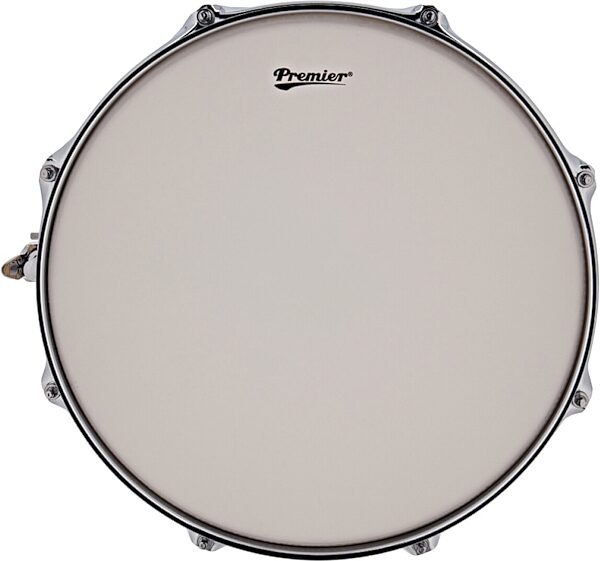 Premier Artist 6-Ply Birch Snare Drum, Natural Ash, 8x14 inch, Action Position Back
