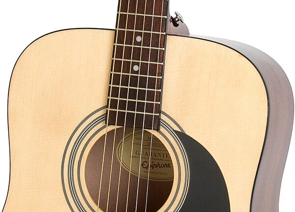 Epiphone DR90T Dreadnought Acoustic Guitar Player Pack, Neck