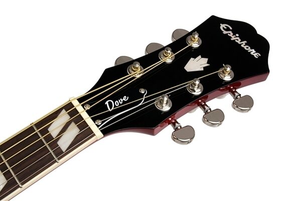 Epiphone Dove Dreadnought Acoustic Guitar, Headstock