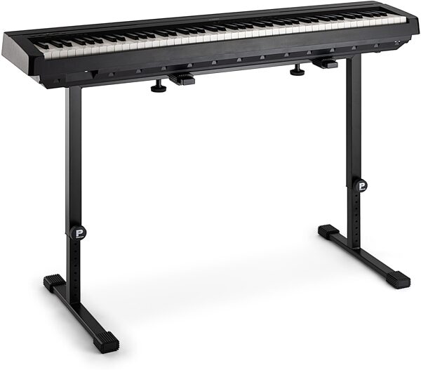 Profile Heavy-Duty Table-Type Keyboard Stand, Black, Action Position Back