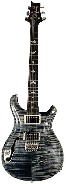PRS Paul Reed Smith Custom 24 10-Top Semi-Hollowbody Electric Guitar, Faded Whale Blue