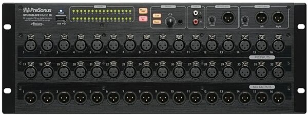 PreSonus StudioLive RM32 AI Rack-Mounted Digital Mixer, 32-Channel, Front