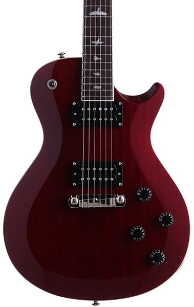 PRS Paul Reed Smith Mark Tremonti SE Signature Electric Guitar with Gig Bag, Vintage Cherry - Body Closeup