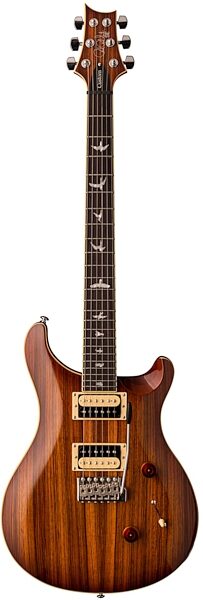 PRS Paul Reed Smith SE Custom 24 Zebrawood Electric Guitar (with Gig Bag), Action Position Back