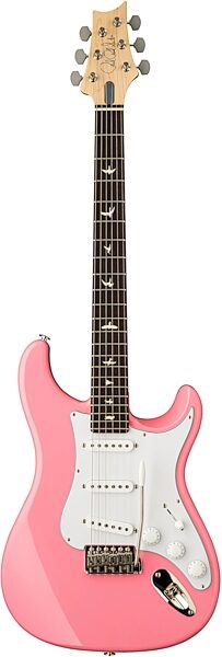 PRS Paul Reed Smith John Mayer Silver Sky Electric Guitar, Rosewood Fretboard (with Gig Bag), Roxy Pink, Action Position Back