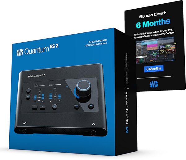 PreSonus Quantum ES 2 2x2 USB-C Audio Interface, New, Action Position Back