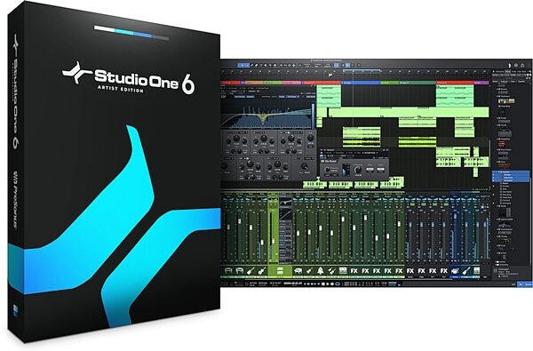 PreSonus Studio One 6 Artist Music Production Software, Digital Download, Action Position Back