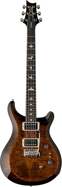 PRS Paul Reed Smith S2 Custom 24-08 Electric Guitar (with Gig Bag), Black Amber, Action Position Back