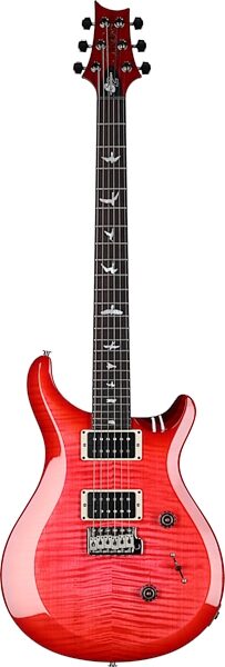 Paul Reed Smith PRS S2 Custom 24 10th Anniversary Limited Edition Electric Guitar (with Gig Bag), Bonni Pink Cherry Burst, Blemished, Action Position Front