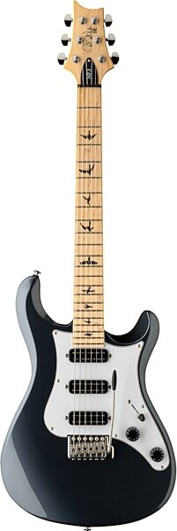 PRS Paul Reed Smith SE NF3 Electric Guitar, with Maple Fingerboard (with Gig Bag), Gun Metal Gray, Action Position Back