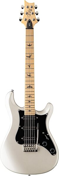 PRS Paul Reed Smith SE NF3 Electric Guitar, with Maple Fingerboard (with Gig Bag), Pearl White, Action Position Back