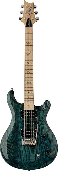 PRS Paul Reed Smith SE Swamp Ash Special Electric Guitar (with Gig Bag), Iris Blue, Blemished, Action Position Back