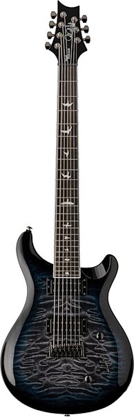 PRS Paul Reed Smith SE Mark Holcomb SVN Electric Guitar, 7-String (with Gig Bag), Holcomb Blue, Action Position Back