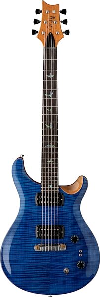 PRS Paul Reed Smith SE Paul's Guitar Electric Guitar (with Gig Bag), Faded Blue, Blemished, Action Position Back