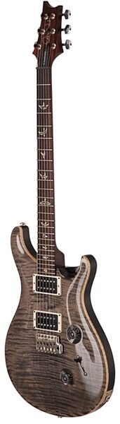 PRS Paul Reed Smith Custom 24 Electric Guitar with Case (with Thin Neck and Rosewood Fingerboard), Faded Gray Black Angle Right