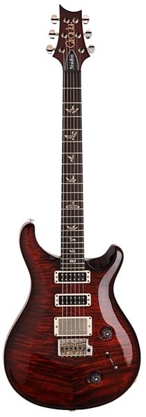 PRS Paul Reed Smith Studio WF Neck Electric Guitar with Case, Fire Red Burst