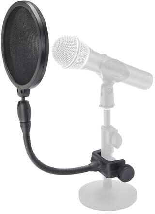 Samson PS05 Dual Mesh Studio Microphone Pop Filter, New, Action Position Front