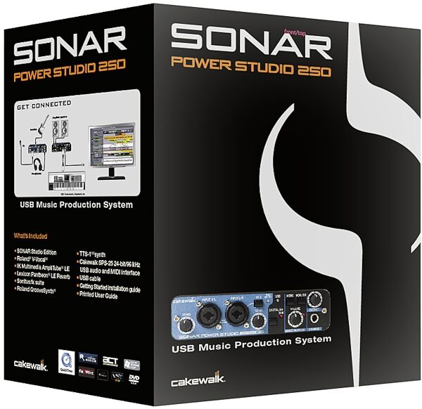 Cakewalk SONAR PowerStudio 250, Box View