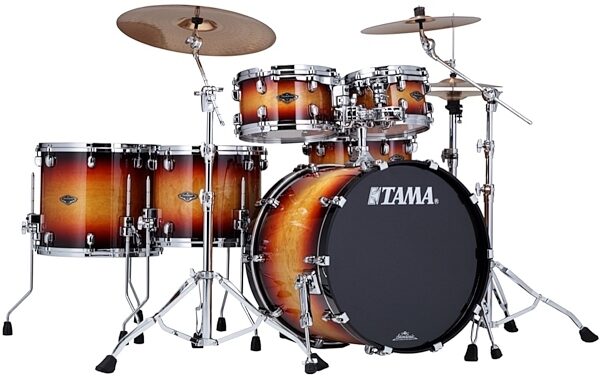 Tama PS52HS Starclassic Performer B/B Drum Shell Kit, 5-Piece, Tri-Tobacco Burst