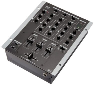 Gemini PS626X 3-Channel Professional Scratch DJ Mixer, Angle