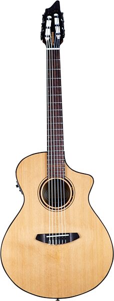 Breedlove ECO Pursuit Exotic S Concert Nylon CE Acoustic Guitar, Action Position Back