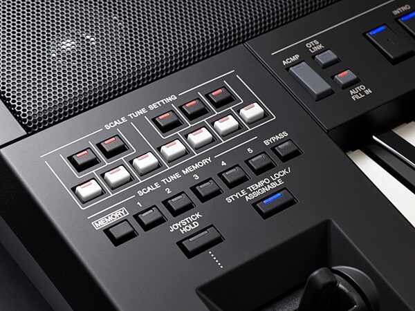 Yamaha PSR-A5000 World Music Style Arranger Keyboard, New, Detail Control Panel