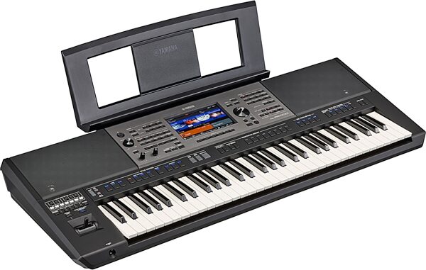 Yamaha PSR-A5000 World Music Style Arranger Keyboard, New, Main with all components Back