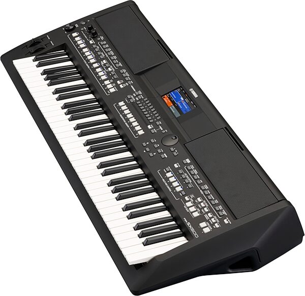 Yamaha PSR-SX600 Arranger Keyboard, 61-Key, New, Angled Side