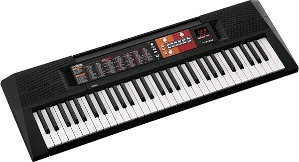 Yamaha PSR-F51 Portable Digital Keyboard, 61-Key, Angle