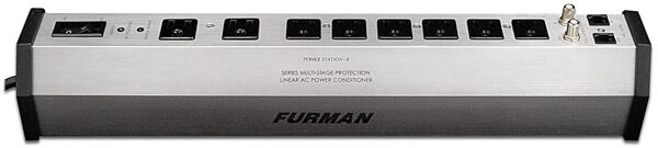 Furman PST-8 Power Station Multi-Stage AC Power Conditioner, New, Front