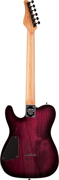Schecter PT Pro Electric Guitar, Transparent Purple Burst, Open Box (Good), Action Position Back