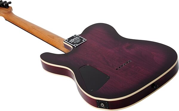 Schecter PT Pro Electric Guitar, Transparent Purple Burst, Open Box (Good), Action Position Back