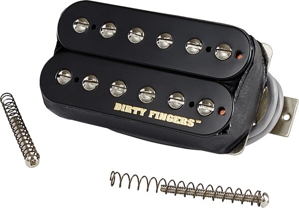 Gibson Dirty Fingers SM Electric Guitar Pickup, Double Black, Action Position Back