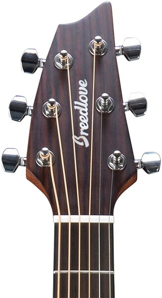 Breedlove Pursuit Concert Acoustic-Electric Guitar (with Gig Bag), Headstock - Front
