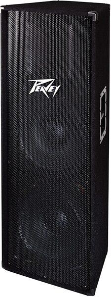 Peavey PV215 Passive Unpowered PA Enclosure (2x15"), With Free CBI Speaker Cable (25 ft.), Angle Left