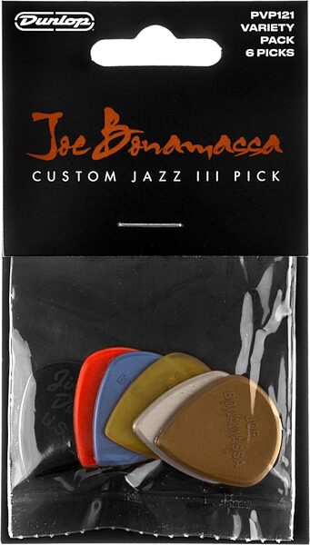 Dunlop Joe Bonamassa Guitar Pick Variety Pack, Action Position Back