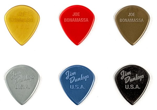 Dunlop Joe Bonamassa Guitar Pick Variety Pack, Action Position Back