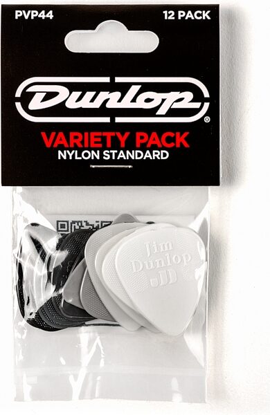 Dunlop PVP44 Nylon Guitar Pick Variety Pack, New, Action Position Back