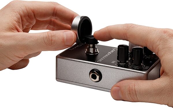 D'Addario XPND Footswitch Topper, Silver, 2-Pack, Main Back