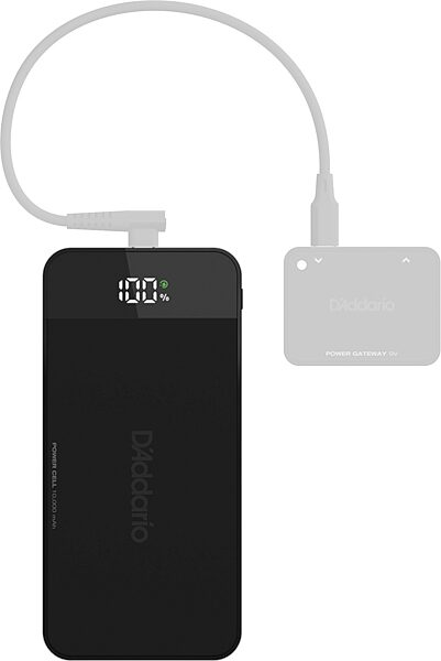 D'Addario XPND Portable Power Cell, Open Box (Like New), Action Position Back