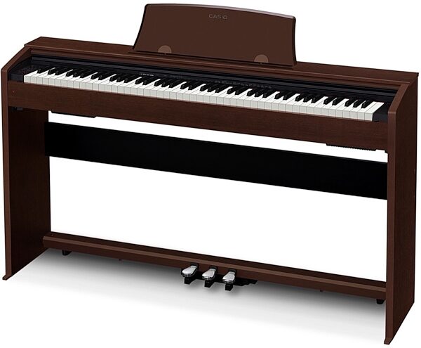 Casio PX-770 Privia Digital Piano, Brown, Alt